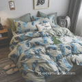polyester dan set tempat tidur dicetak